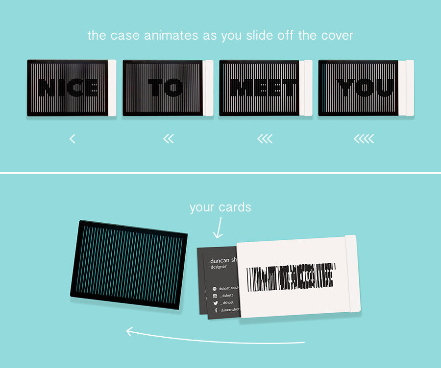 Nice To Meet You Card Case