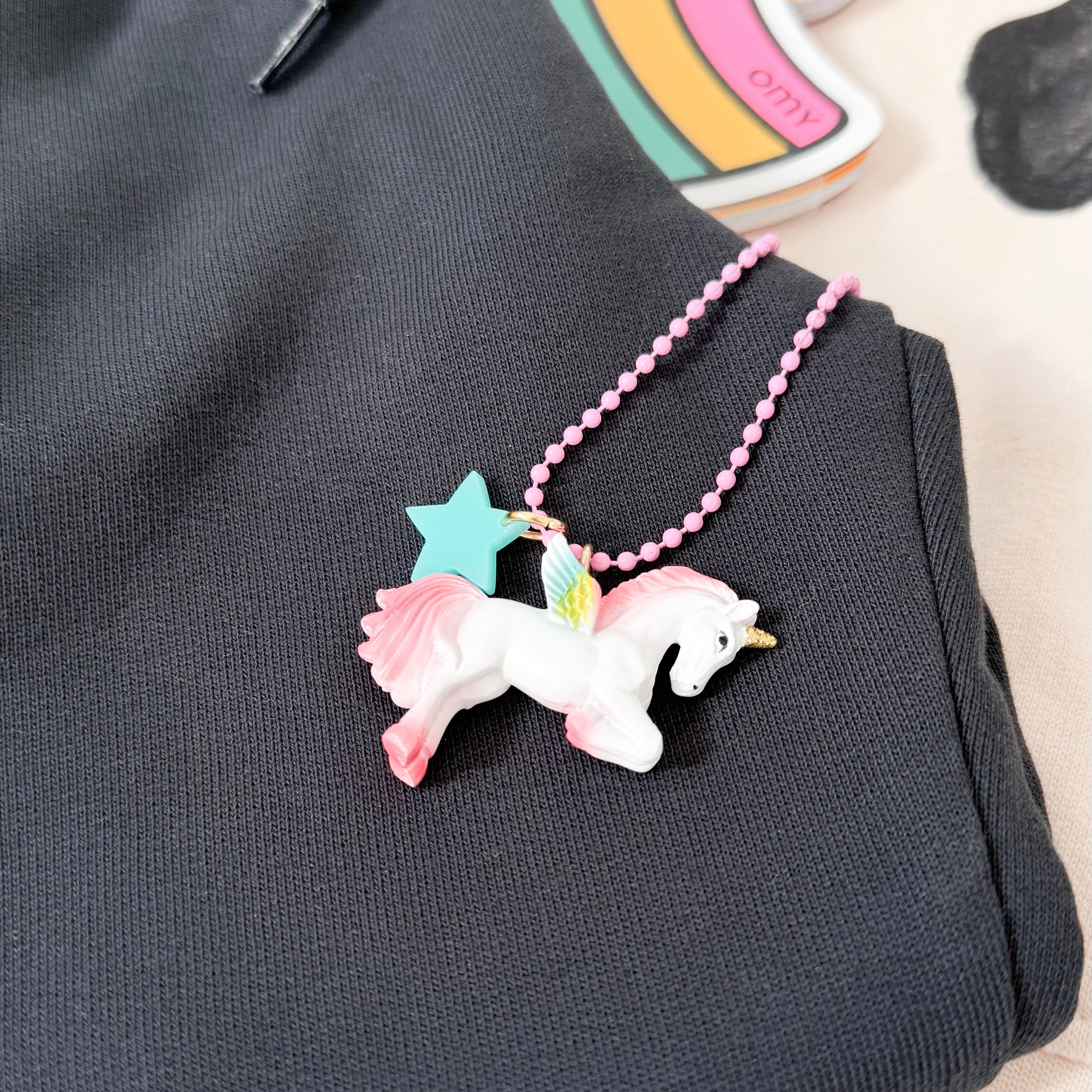 Rainbow Unicorn Necklace