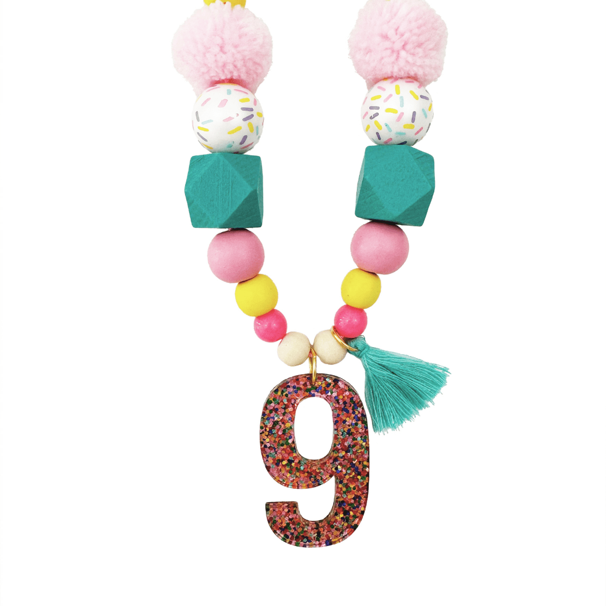 9th Birthday Sprinkles Necklace