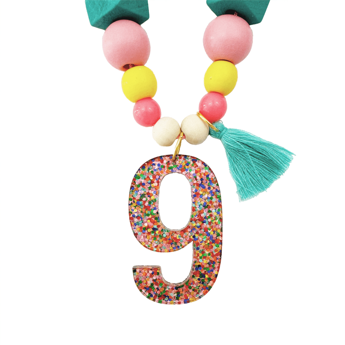 9th Birthday Sprinkles Necklace