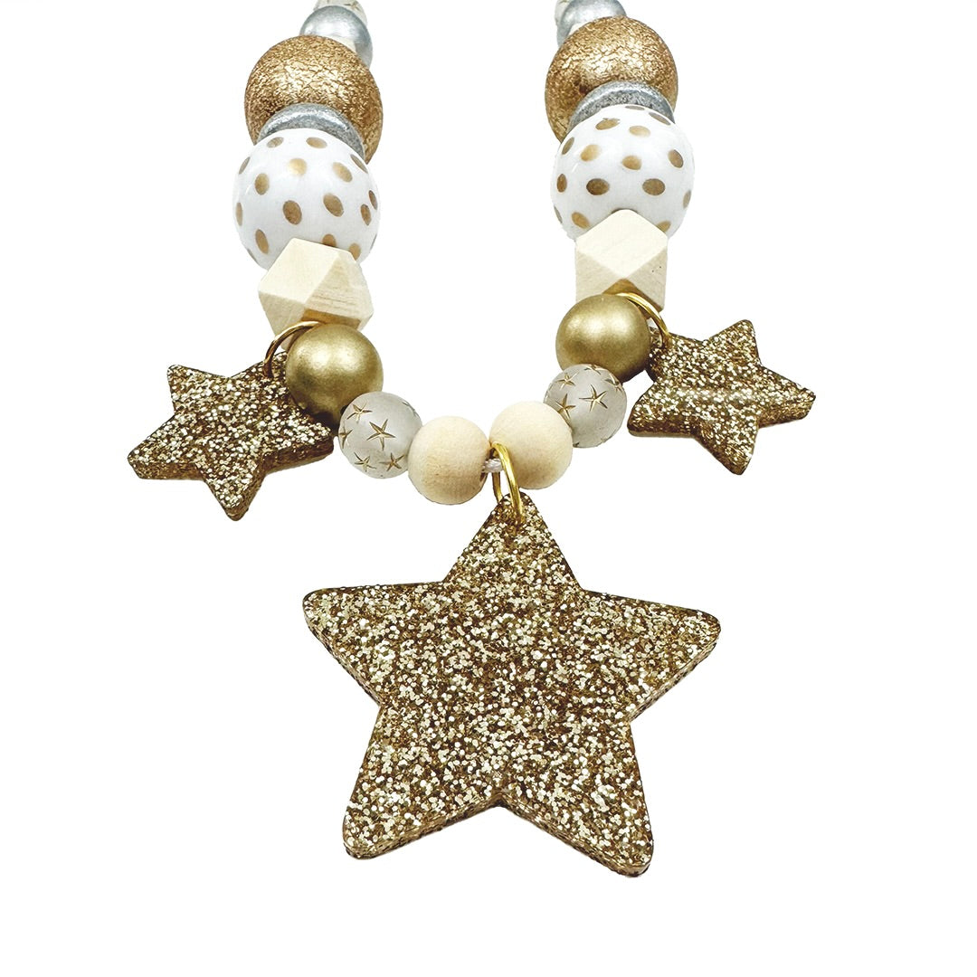 Gold Stars Necklace