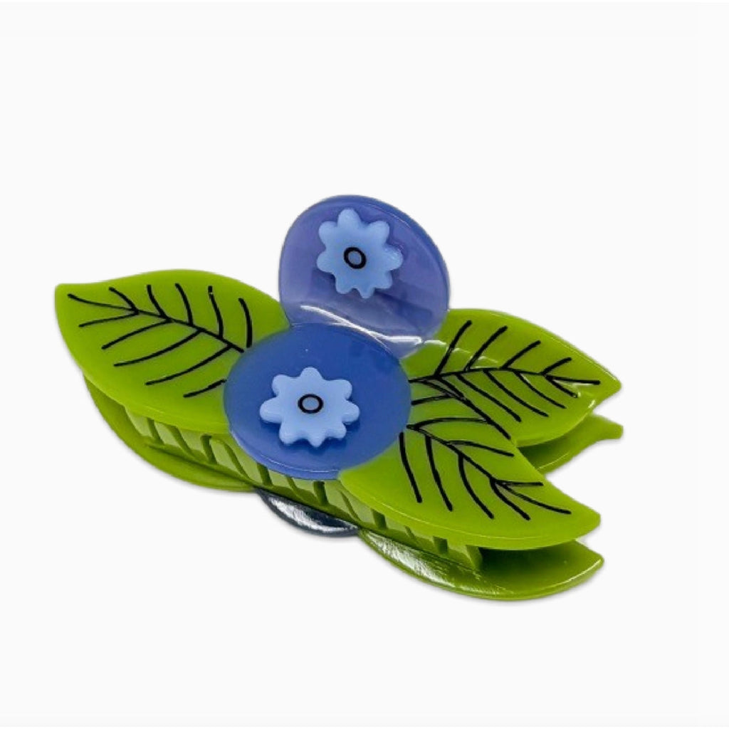 Hair Claw Clip - Blueberries