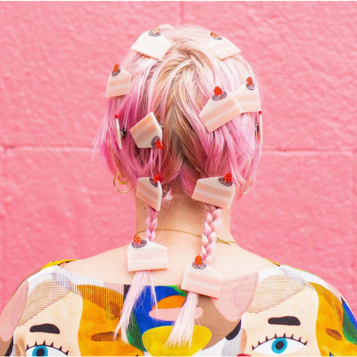 Cake Hair Clips