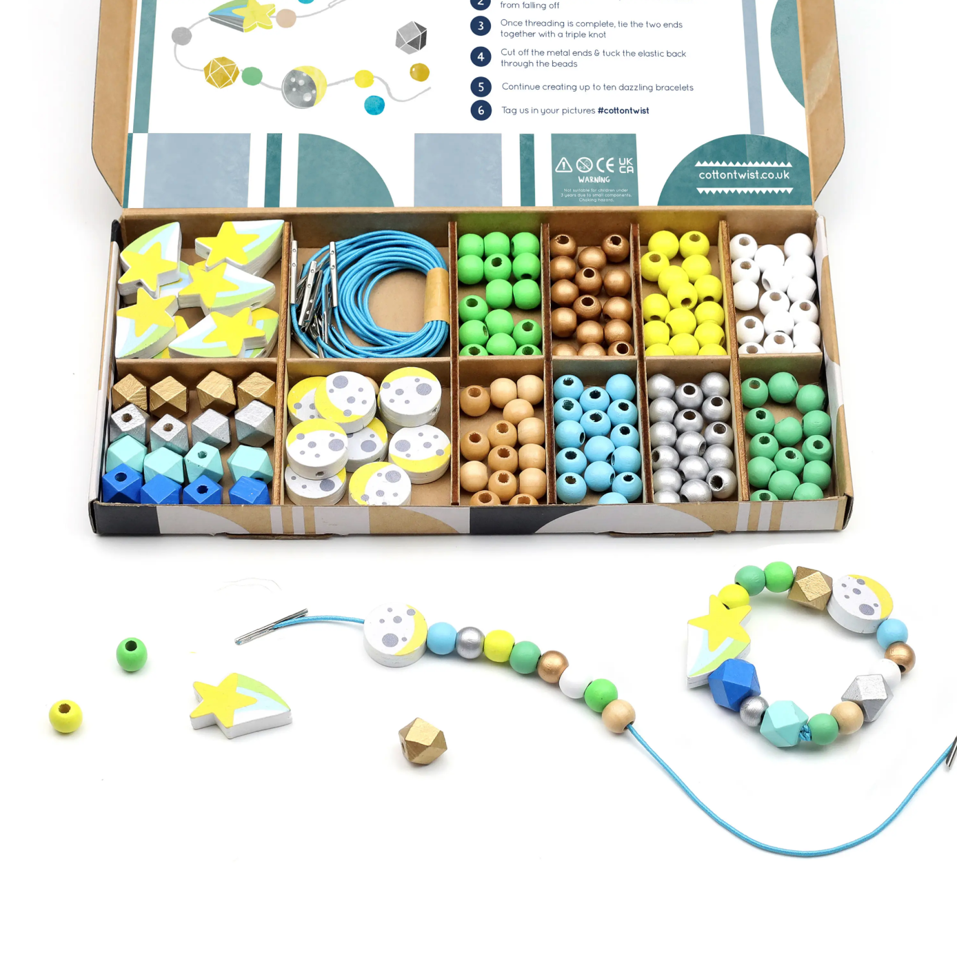 Wooden Bracelet Kit - Outer Space