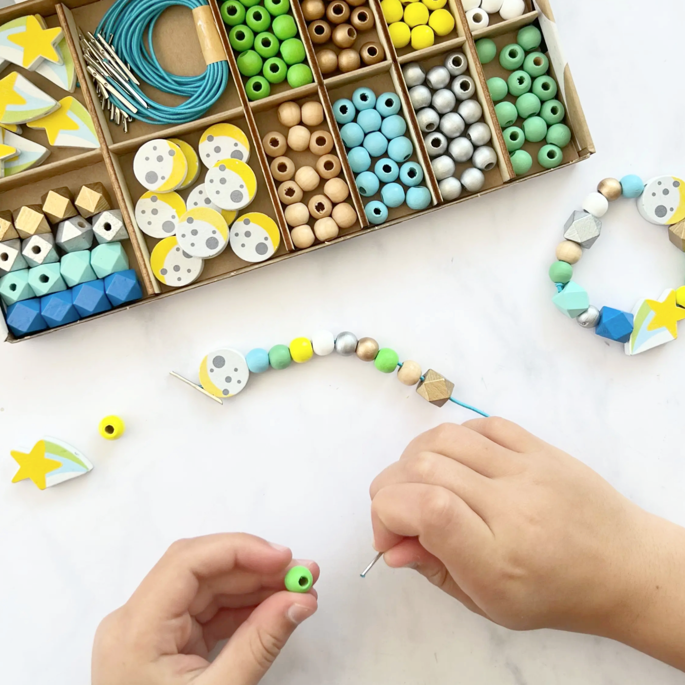Wooden Bracelet Kit - Outer Space