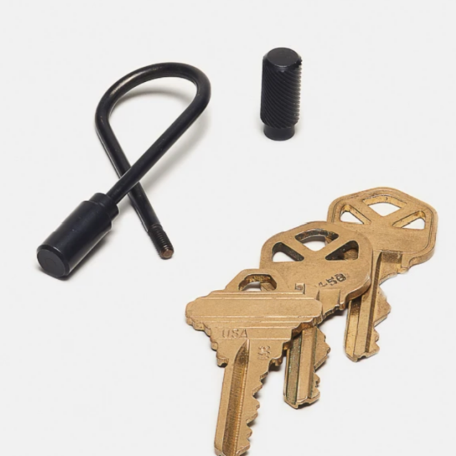 Closed Helix Keyring