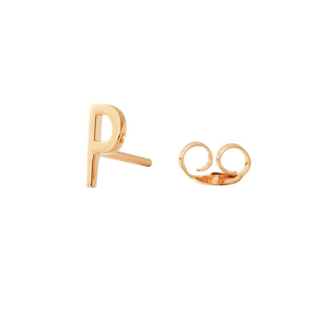 Archetype Letter Gold Stud