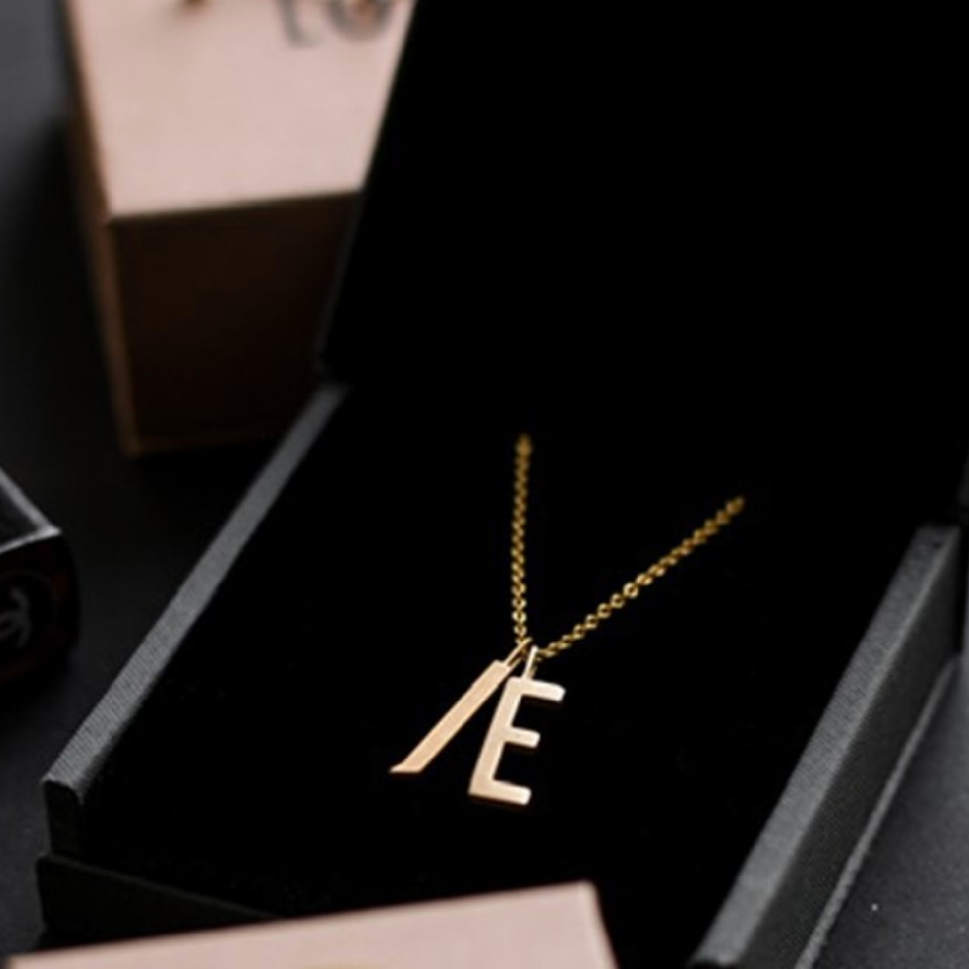 Archetype Gold Letter Necklace & Charms
