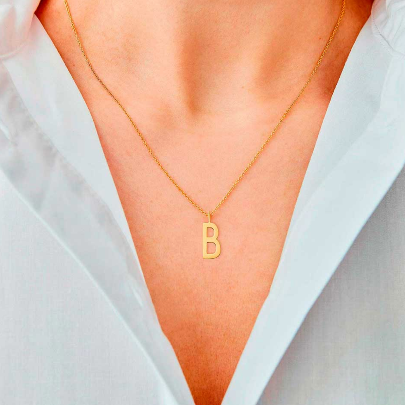 Archetype Gold Letter Necklace & Charms