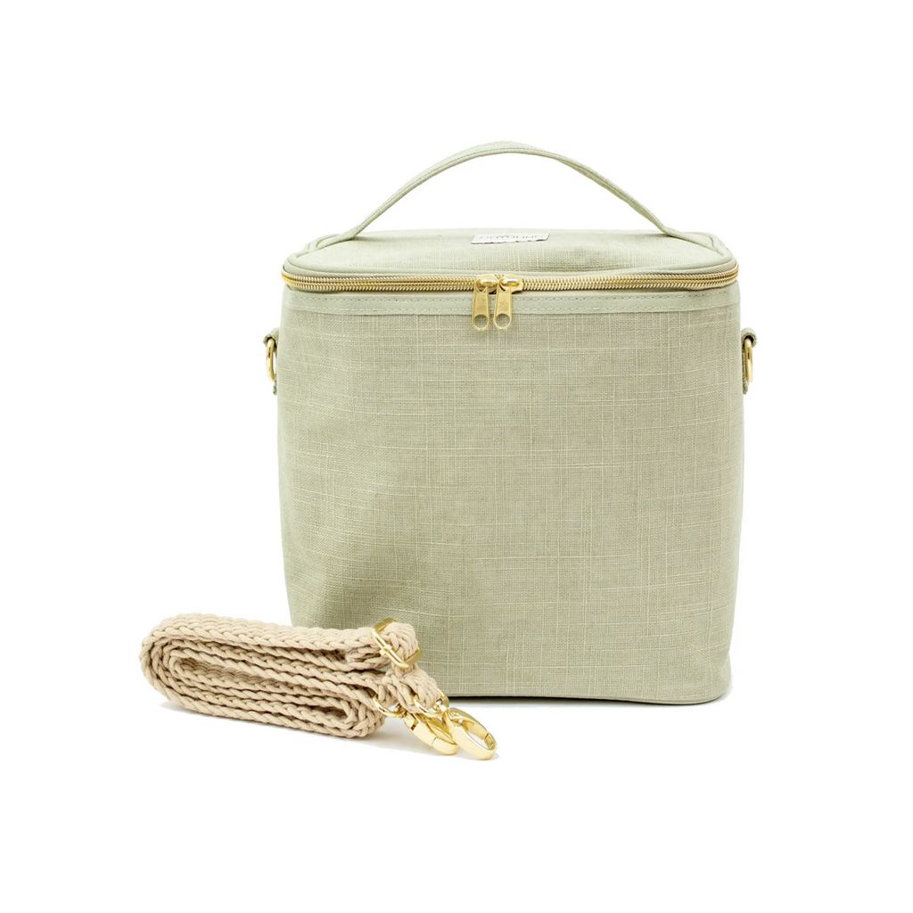 Sage Green Lunch Poche