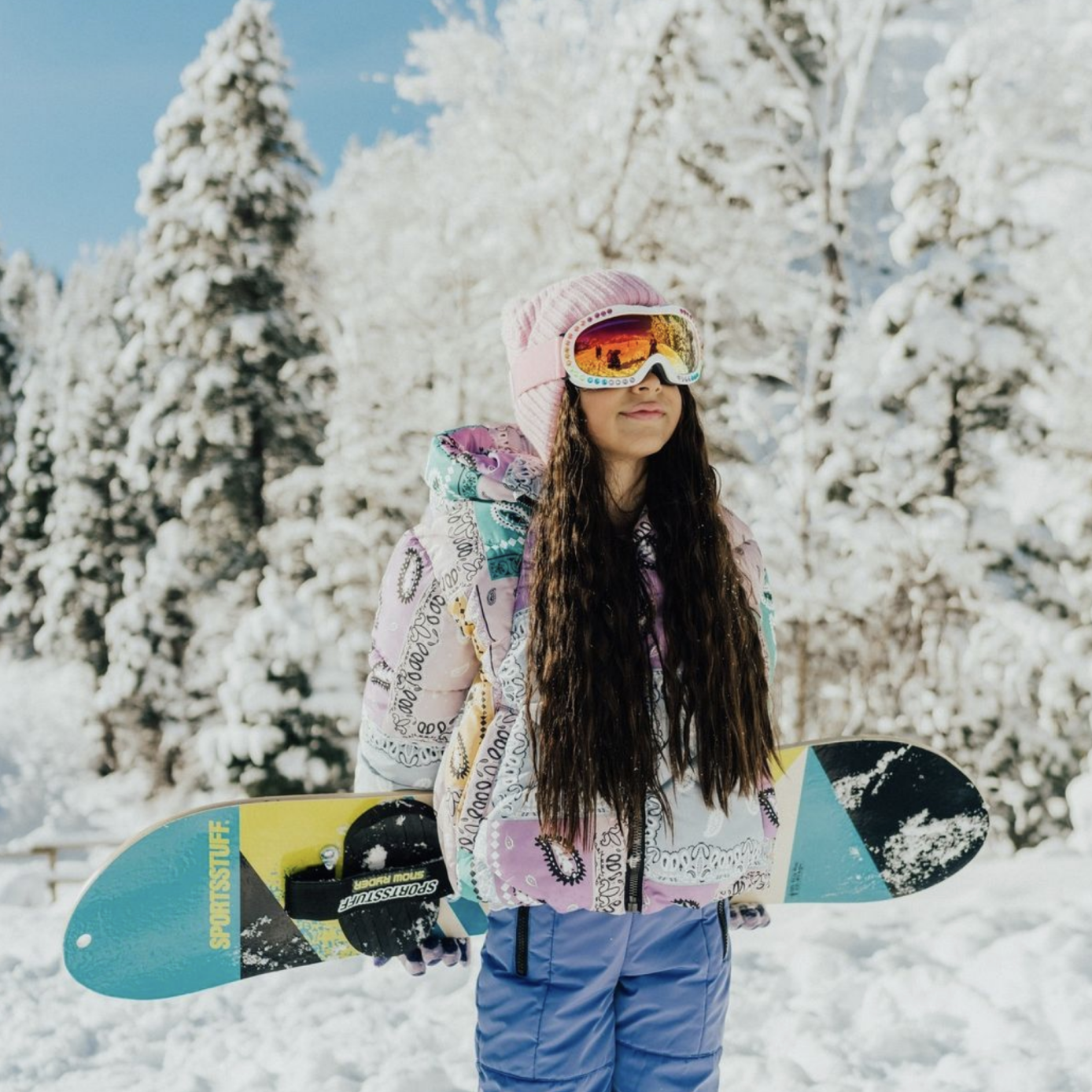 Kids Ski Goggles - Stones of Rainbow