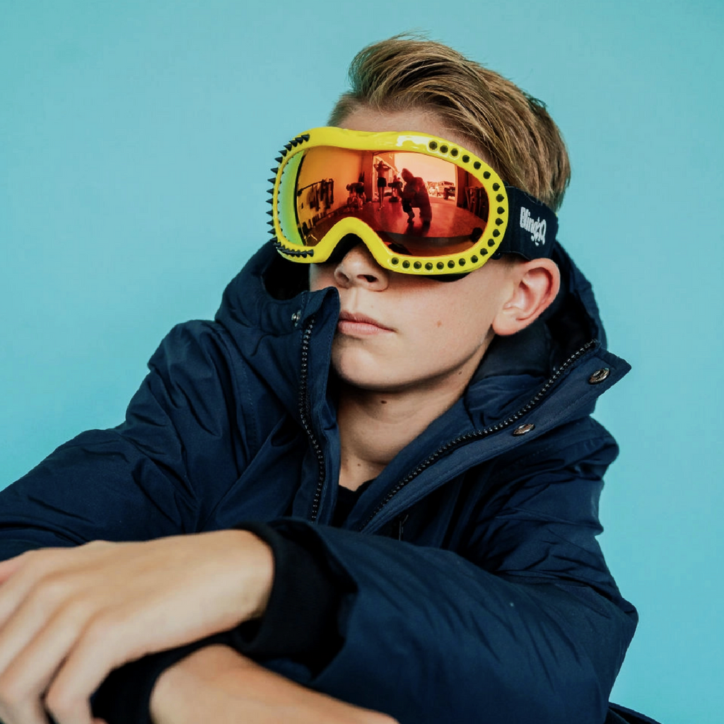 Kids Ski Goggles - Icicle Lime