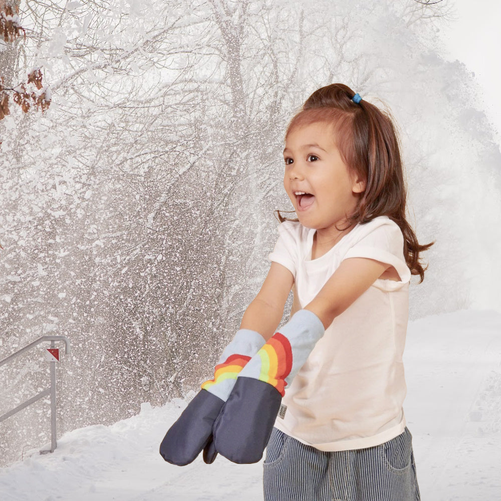 Rainbow Mittens