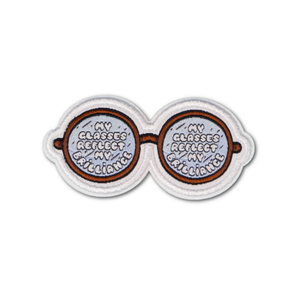 Glasses Iron On Patch