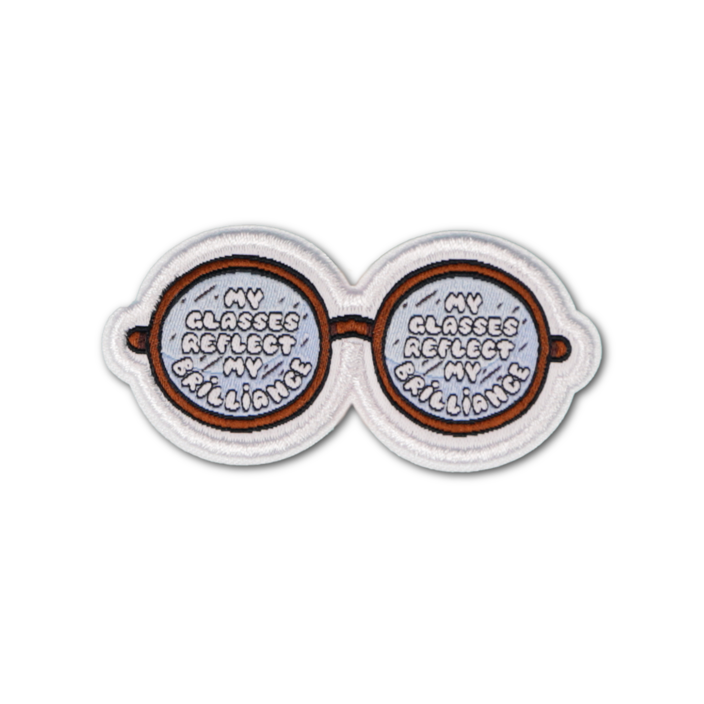 Glasses Iron On Patch