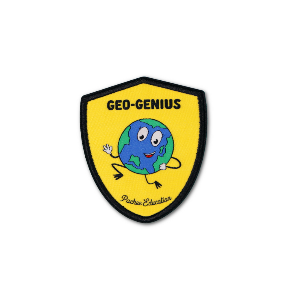 Geography Iron On Patch