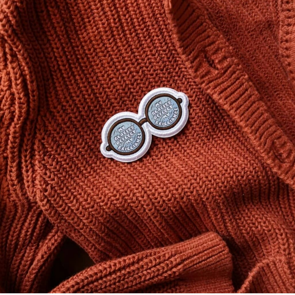 Glasses Iron On Patch