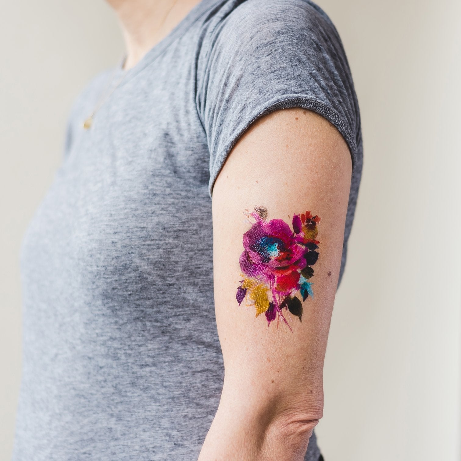 Festive Floral Tattoos