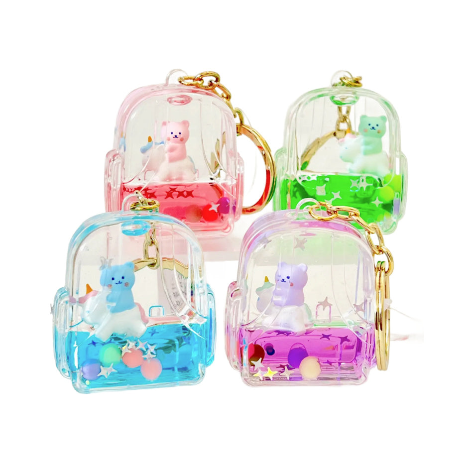 Keychain Floaty Unicorn Bear