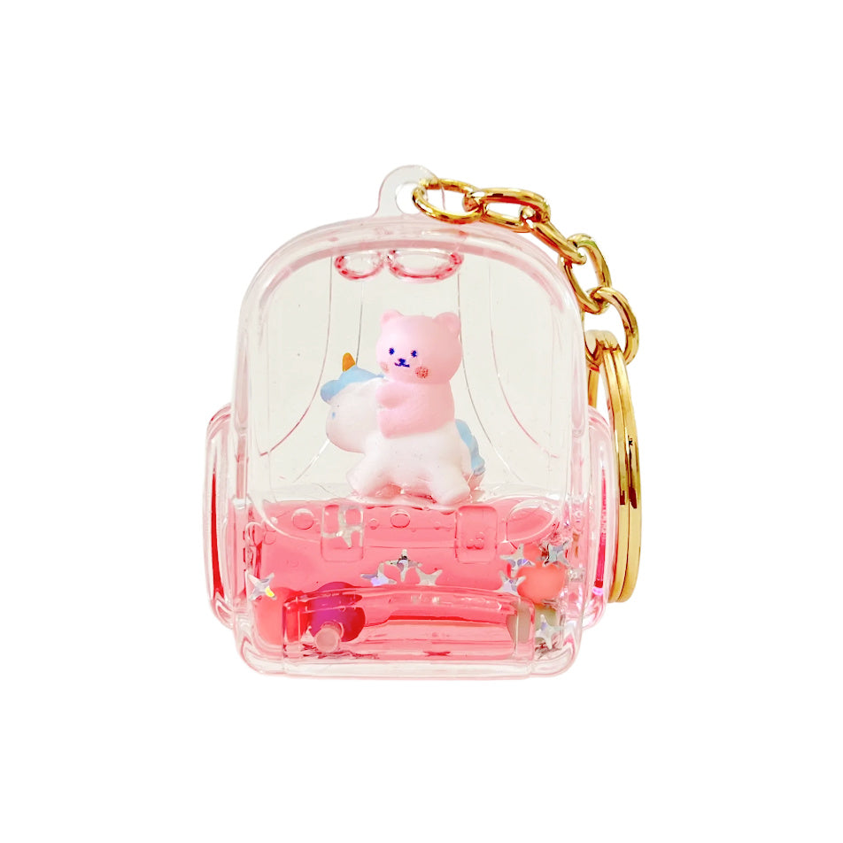 Keychain Floaty Unicorn Bear