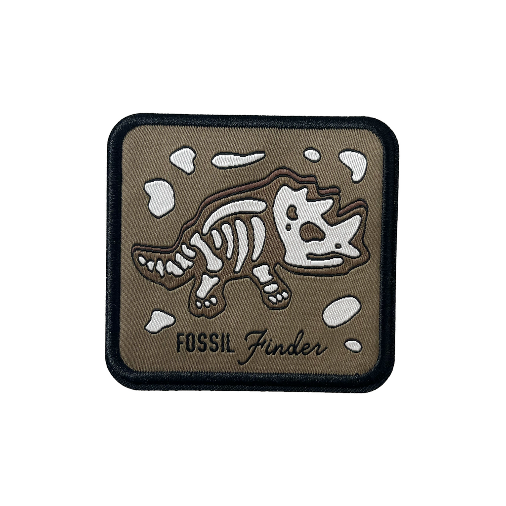 Fossil Finder Iron On Patch