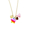 Love & Peace Locket Charm Necklace