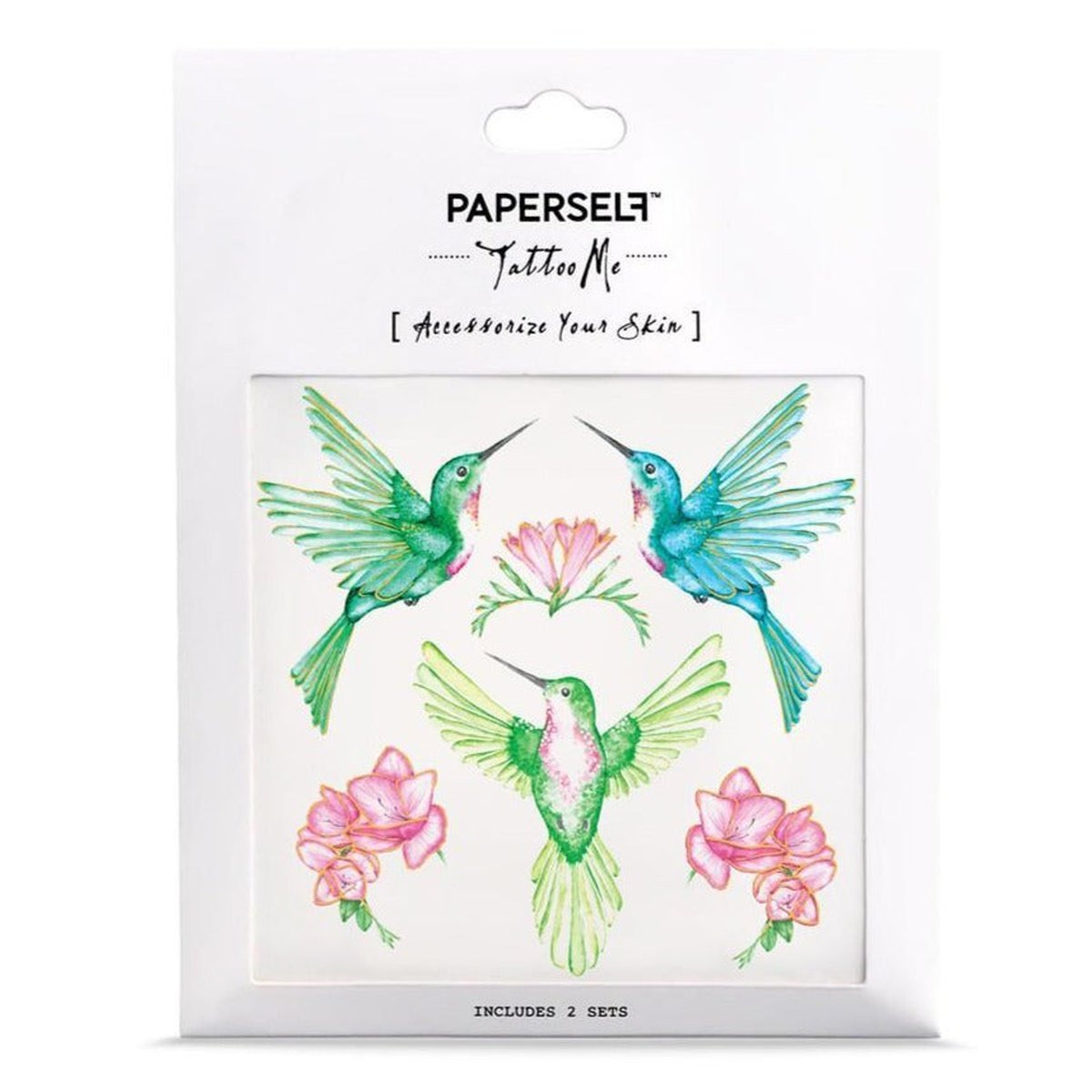 Watercolor Hummingbird Tattoos