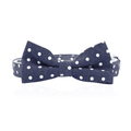 Denim Dot Bow Tie