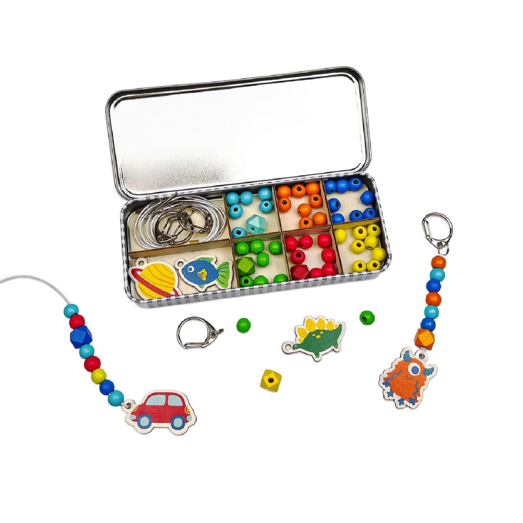 Wooden Keychain Charm Kit