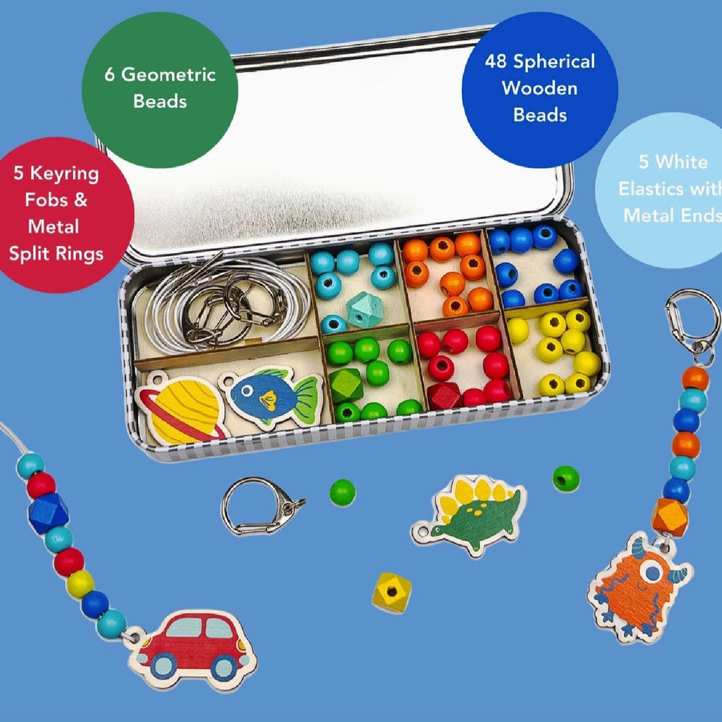 Wooden Keychain Charm Kit