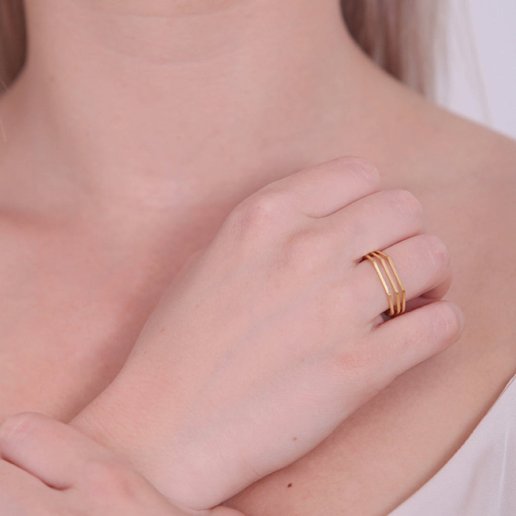 Gold Alyssa Ring