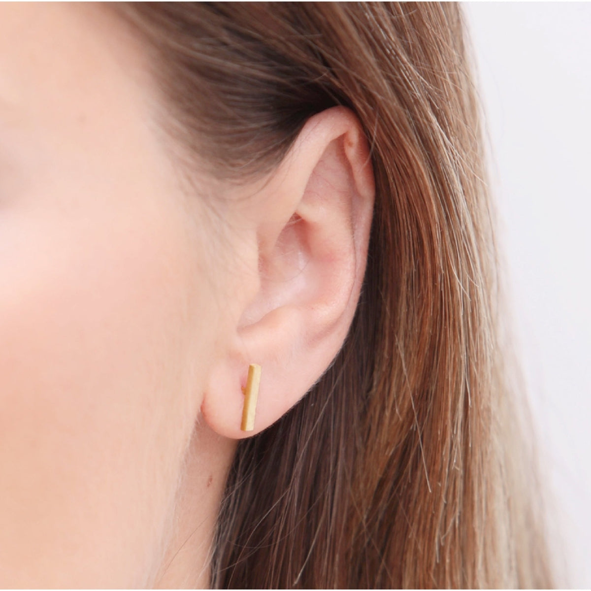Gold Chloe Stud Earrings