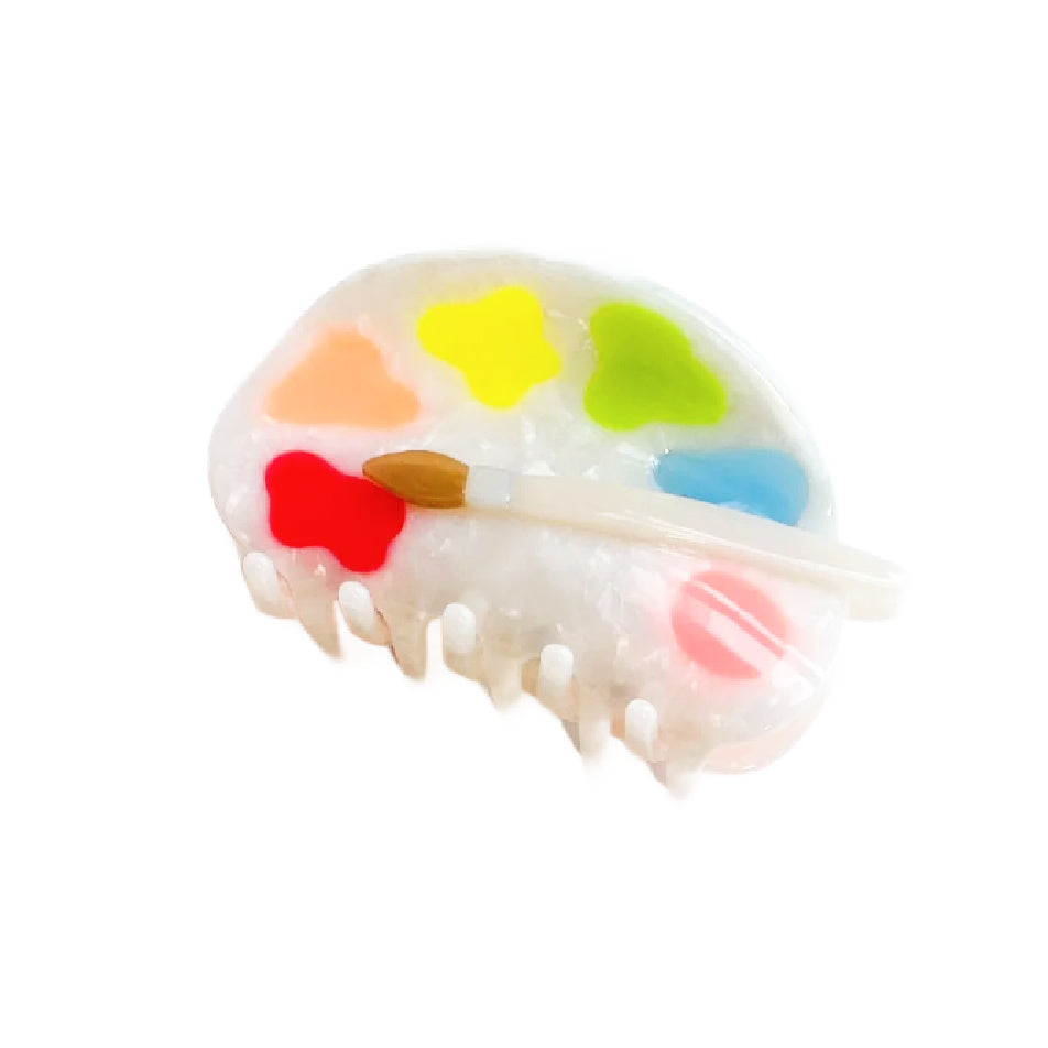 Hair Claw Clip - Paint Palette