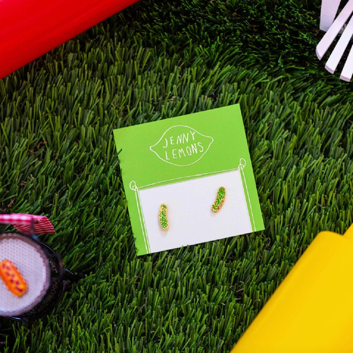 Pickle Earrings