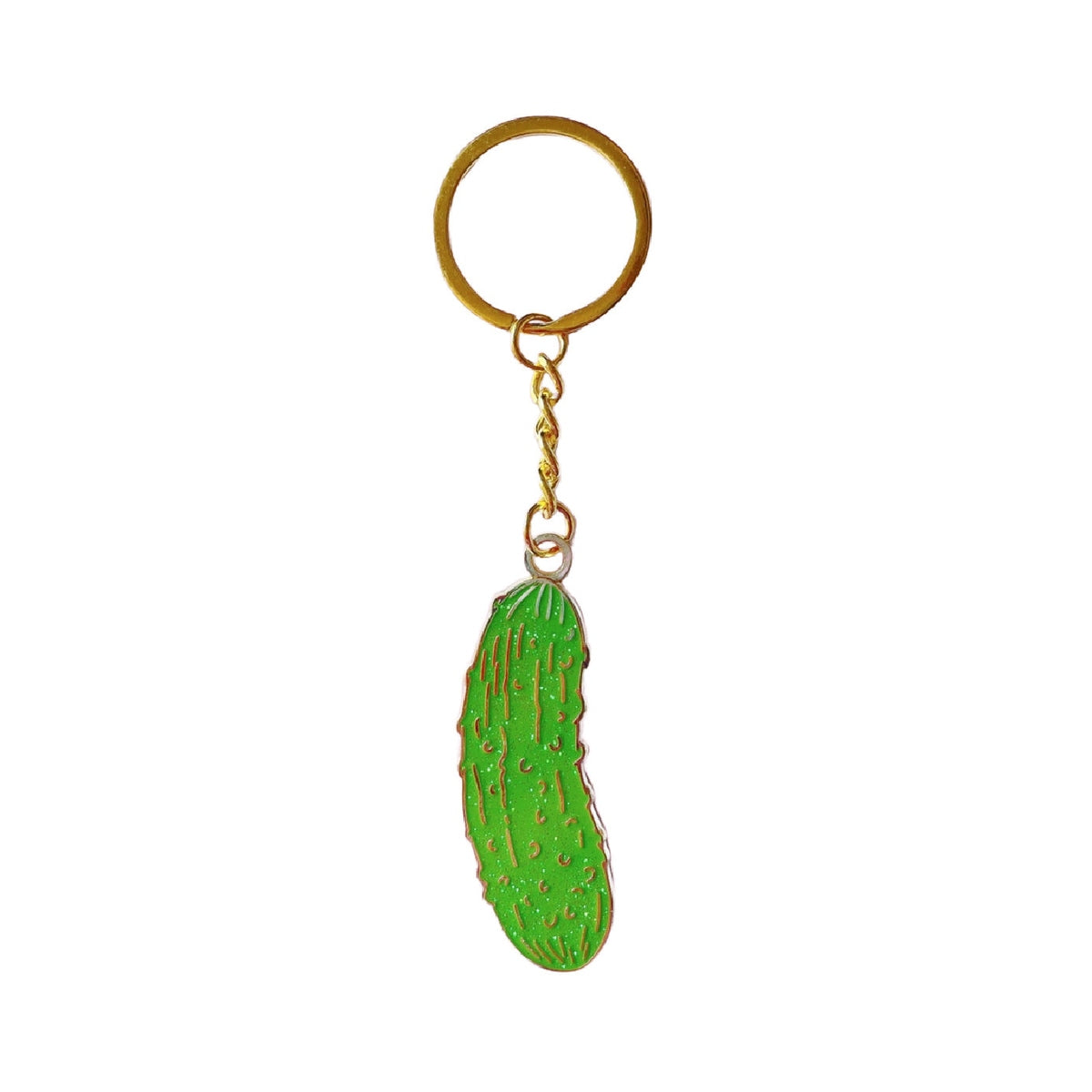 Enamel Keychain - Pickle