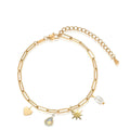 Gold Charm Bracelet