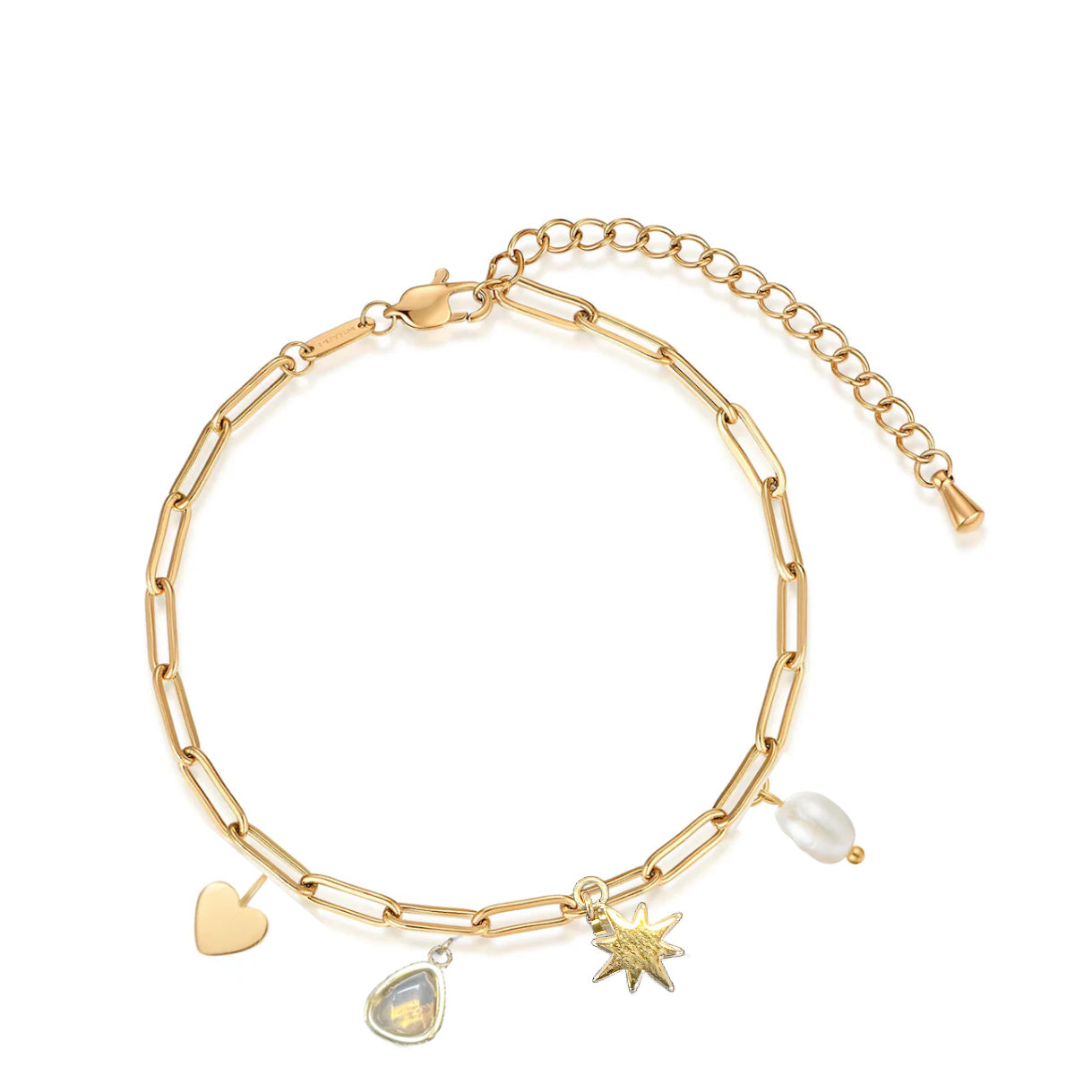 Gold Charm Bracelet