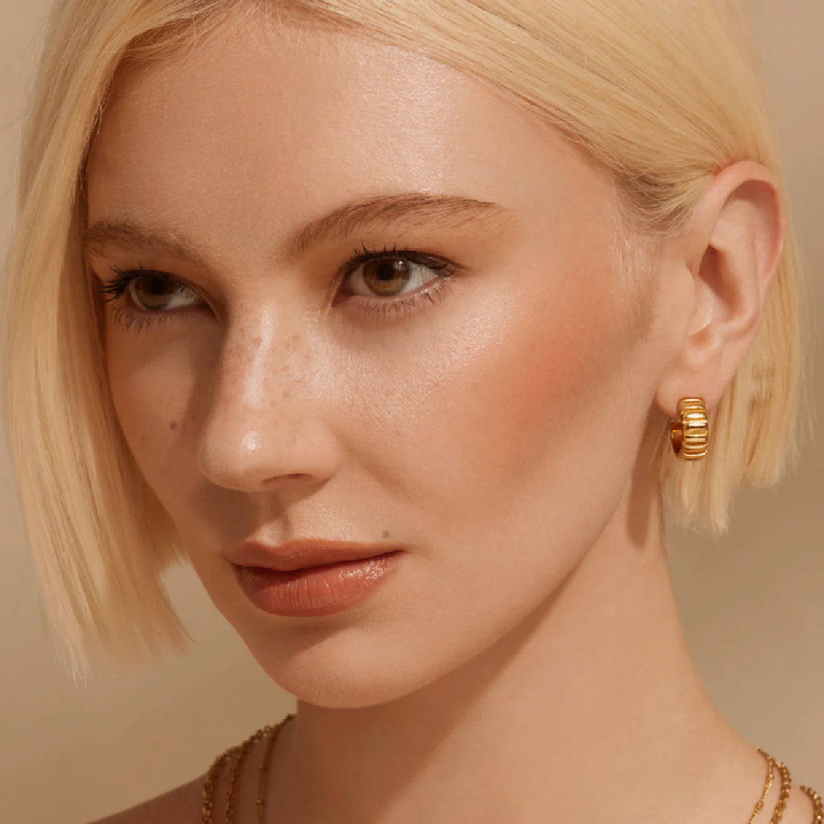 Gold Desi Earrings