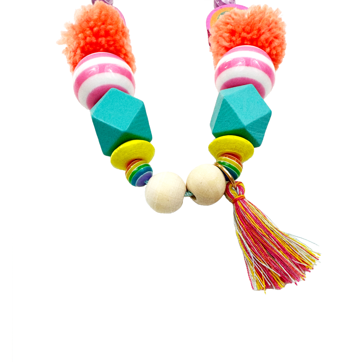 Rainbow Beaded Necklace
