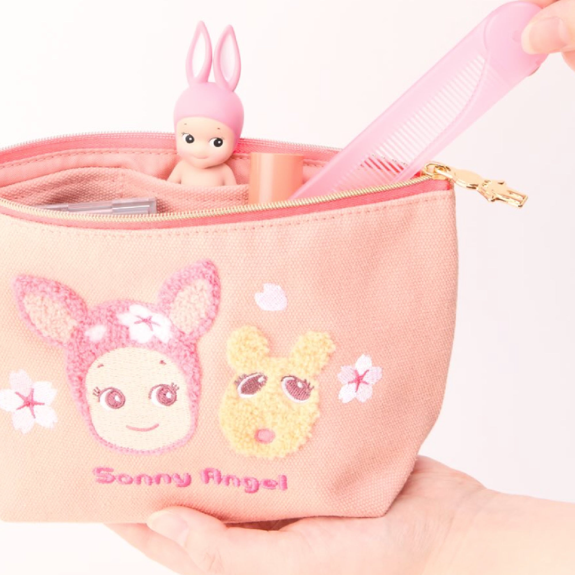 Cherry Blossom Zipper Pouch