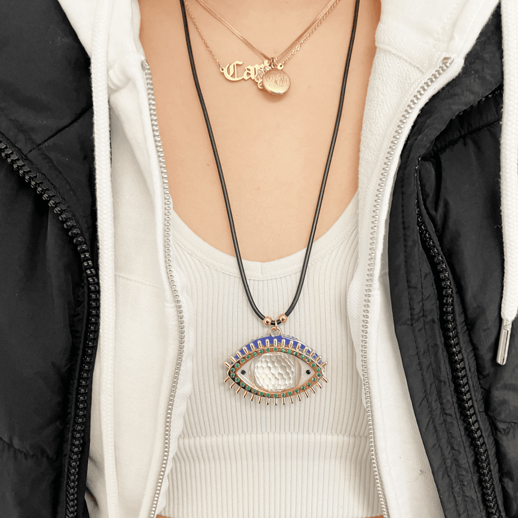 Sun Catching Eye Necklace