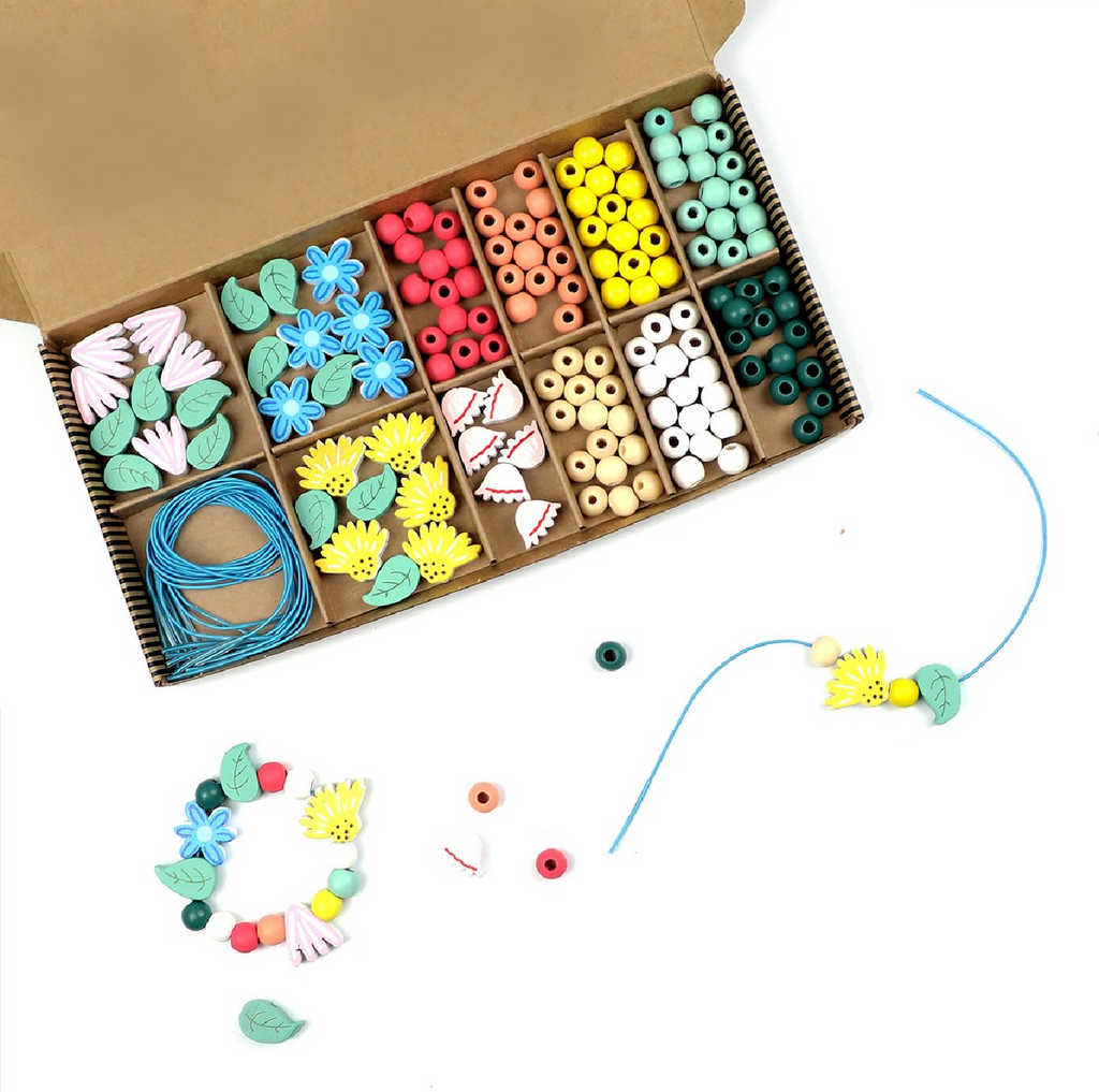 Wooden Bracelet Kit - Wildflower