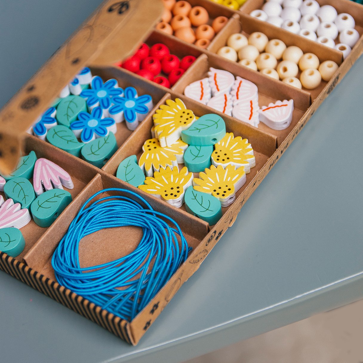 Wooden Bracelet Kit - Wildflower