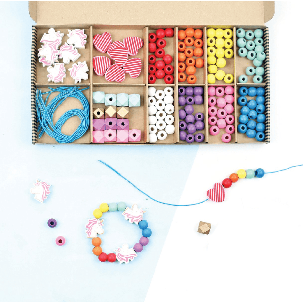 Wooden Bracelet Kit - Unicorn