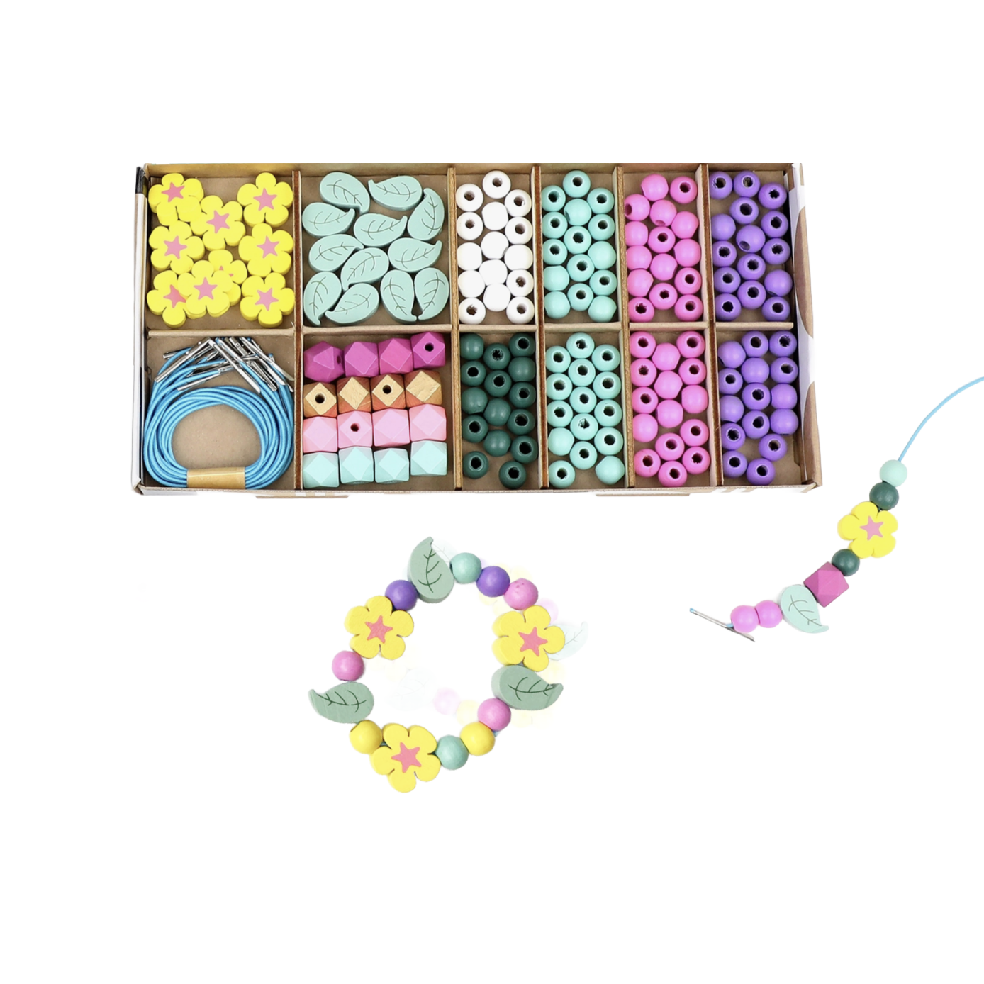 Wooden Bracelet Kit - Woodland