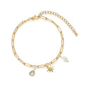 Gold Charm Bracelet