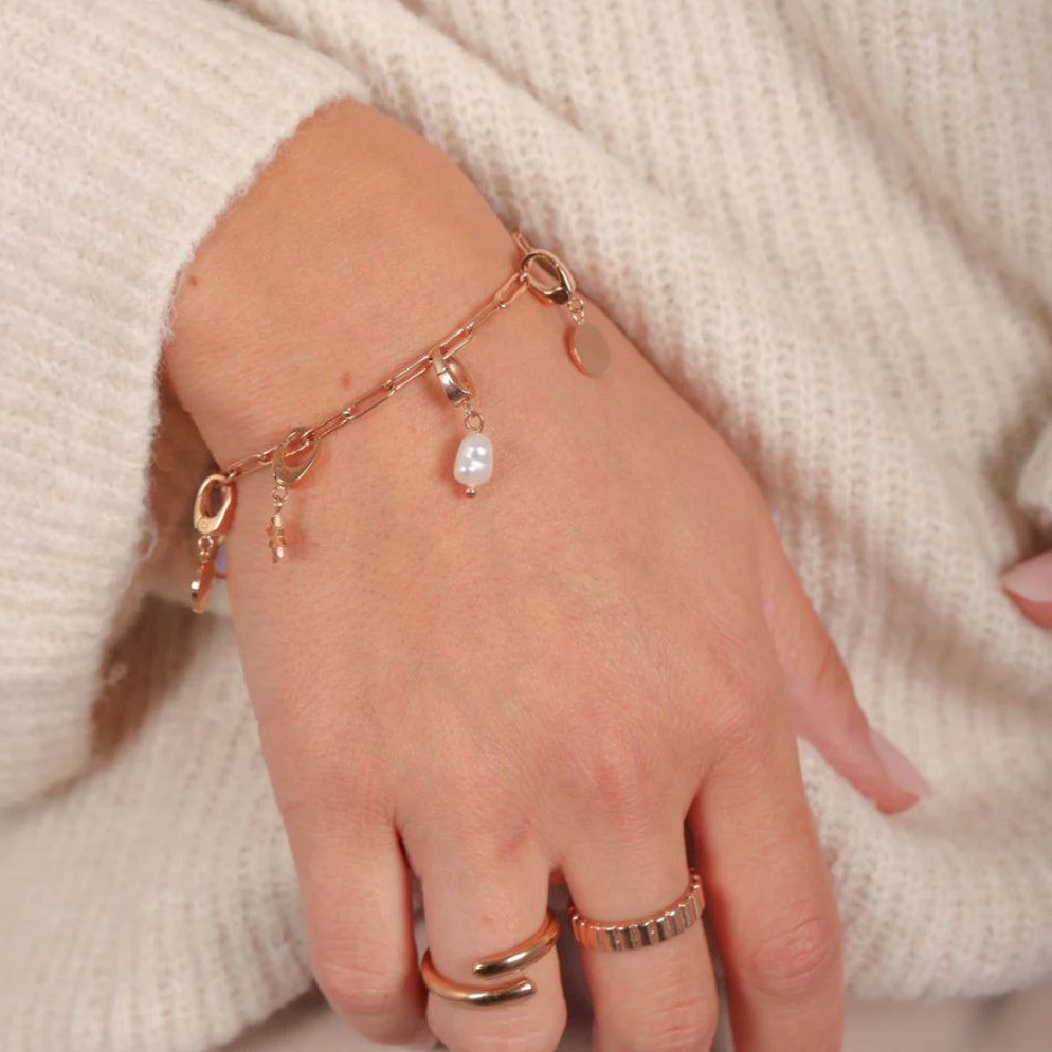 Gold Charm Bracelet