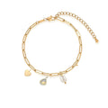 Gold Charm Bracelet
